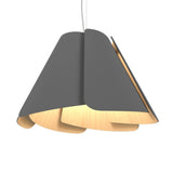 Fuchsia Pendant by Accord, Color: Lead Grey-Accord, Size: Large,  | Casa Di Luce Lighting