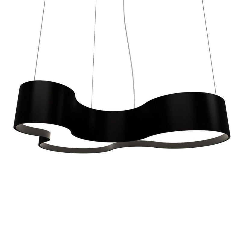 KS Line Pendant Light by Accord, Color: Matte Black, Size: Medium,  | Casa Di Luce Lighting