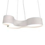 KS Line Pendant Light by Accord, Color: Iredescent White-Accord, Size: Medium,  | Casa Di Luce Lighting