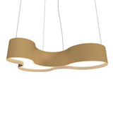 KS Line Pendant Light by Accord, Color: Gold, Size: Small,  | Casa Di Luce Lighting