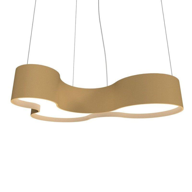 KS Line Pendant Light by Accord, Color: Gold, Size: Large,  | Casa Di Luce Lighting