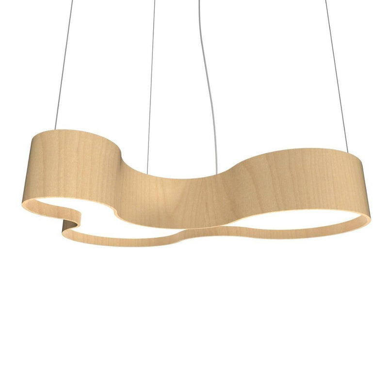 KS Line Pendant Light by Accord, Color: Maple-Accord, Size: Medium,  | Casa Di Luce Lighting