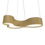 KS Line Pendant Light by Accord, Color: Pale Gold-Accord, Size: Medium,  | Casa Di Luce Lighting