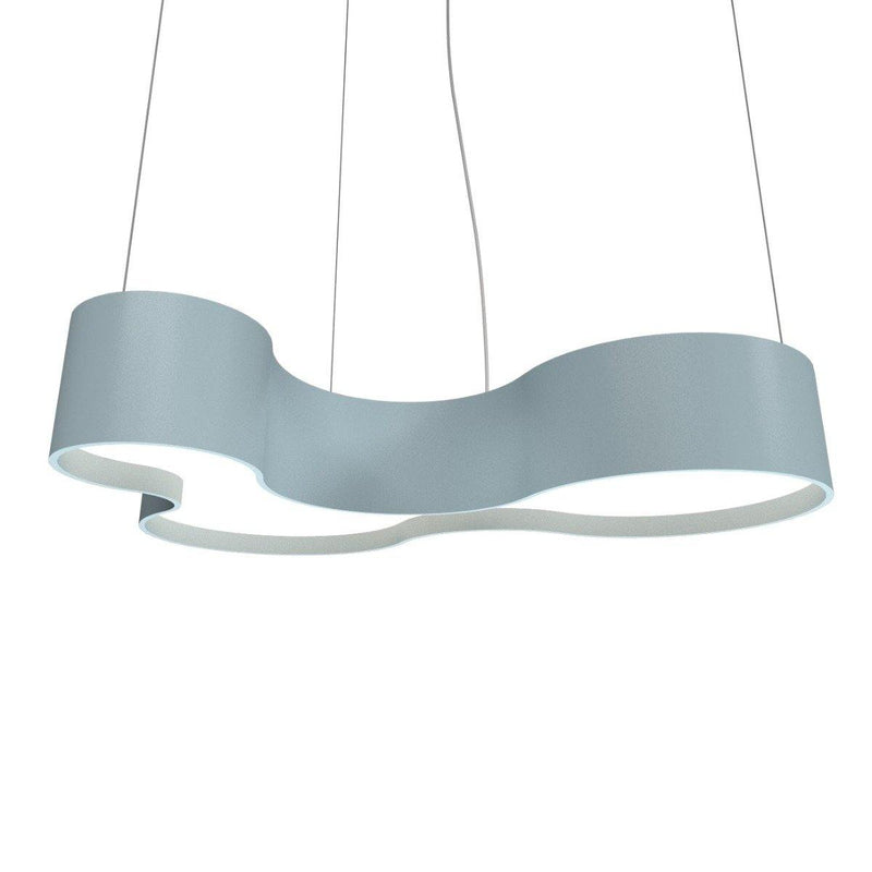 KS Line Pendant Light by Accord, Color: Satin Blue-Accord, Size: Medium,  | Casa Di Luce Lighting