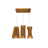 Stecche Di Legno 3 Light Suspension - Casa Di Luce