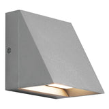 Silver Pitch Single LED Outdoor Wall Sconce by Tech Lighting