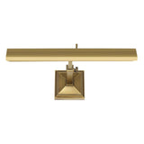 Hemmingway dweLED Picture Light by W.A.C. Lighting, Finish: Burnished Brass, Size: Small,  | Casa Di Luce Lighting