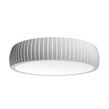 Barril Ceiling Light by Accord, Color: White, Light Option: LED, Size: 19 Inch | Casa Di Luce Lighting