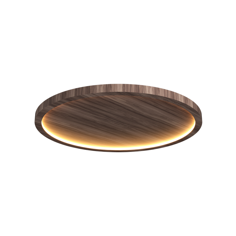 Naia Edge Lit Ceiling Light - American Walnut