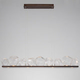 Gem Linear Chandelier by Hammerton, Color: Clear, Finish: Bronze Oil Rubbed, Size: Medium | Casa Di Luce Lighting