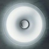 Large Chrome Planet Ceiling Light by Leucos