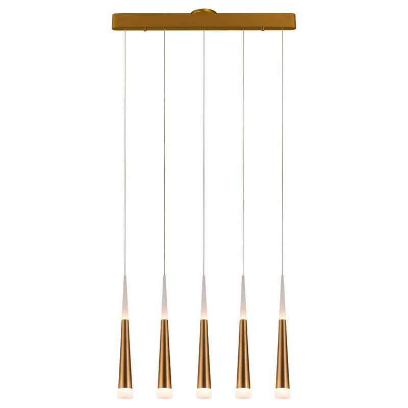 Meteor 5 Suspension by Page One, Color: Brushed Gold-Page One, ,  | Casa Di Luce Lighting