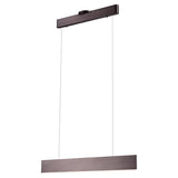 Deep Taupe-Small Prometheus Linear Pendant by Page One

