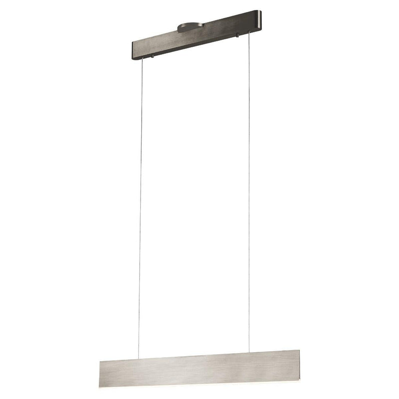 Satin Aluminum-Small Prometheus Linear Pendant by Page One
