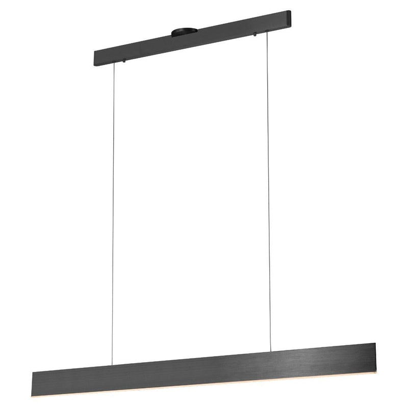 Satin Dark Gray-Large Prometheus Linear Pendant by Page One
