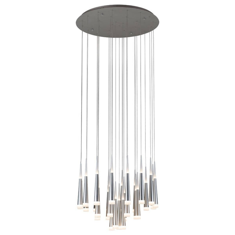 Meteor 28 Suspension by Page One, Color: Brushed Aluminum-Page One, ,  | Casa Di Luce Lighting