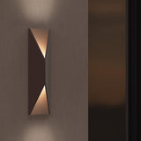 Prisma Indoor-Outdoor Tall LED Wall Sconce - Casa Di Luce