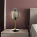 Century Bedside Table Lamp by Page One, Color: Smoke Brown-Page One, Smoke Grey-Page One, ,  | Casa Di Luce Lighting