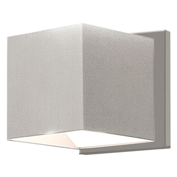 Brushed Aluminum Pandora Asymmetric Wall Sconce by Page One
