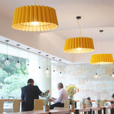 X-Large Yellow Renata Pendant in Restaurant