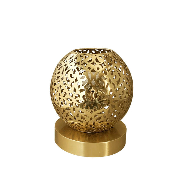 Brass Riad Table Lamp by Dounia Home