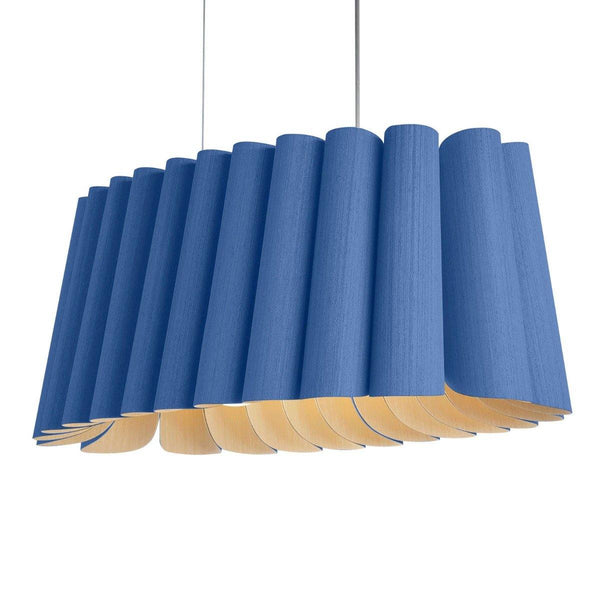 Blue Small Renata Oval Suspension by Weplight