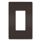 Brown Radiant One-Gang Screwless Wall Plate by Legrand Radiant