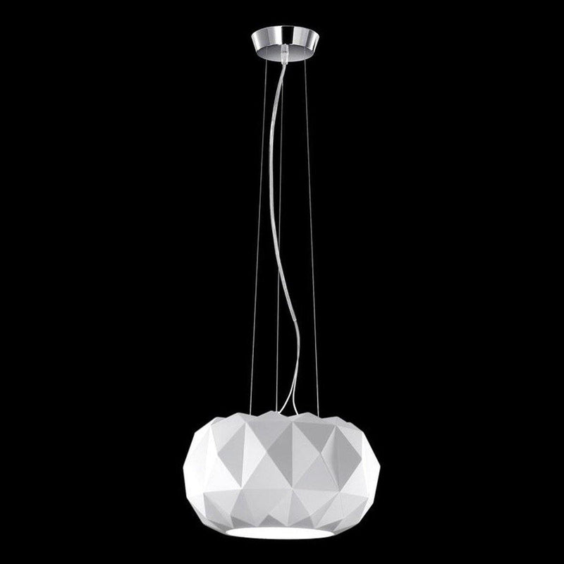Deluxe Pendant by Leucos, Color: White Satin, Matt Black-Karman, Light Option: LED, R7, Size: Small, Large | Casa Di Luce Lighting