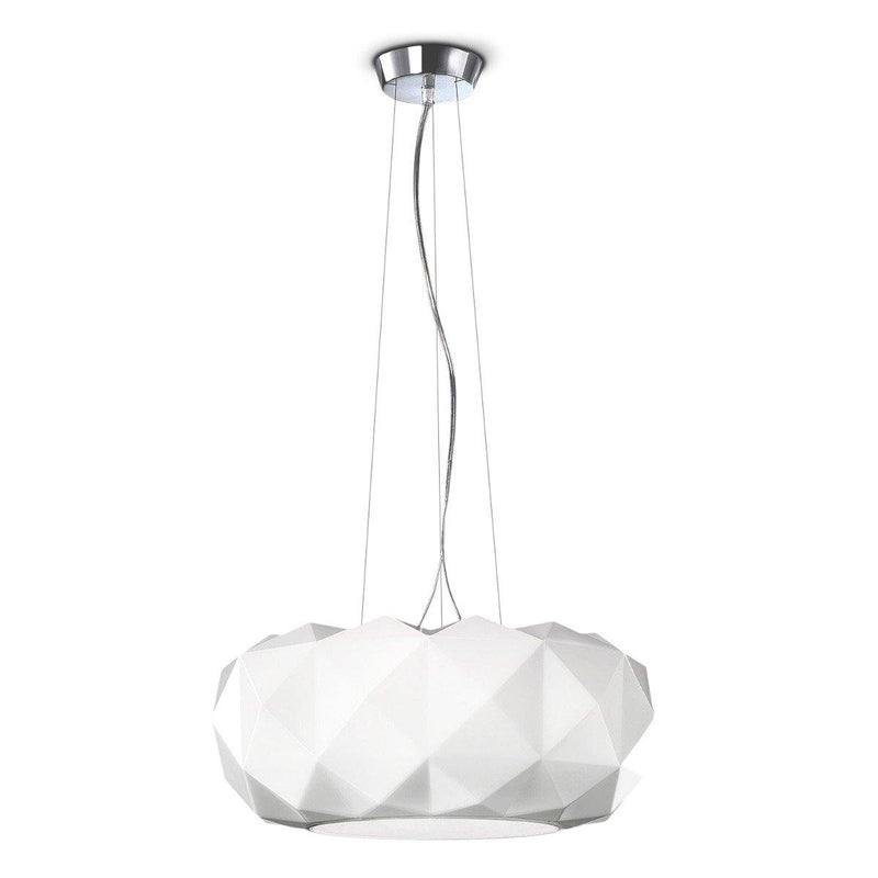 Deluxe Pendant by Leucos, Color: White Satin, Light Option: R7, Size: Large | Casa Di Luce Lighting