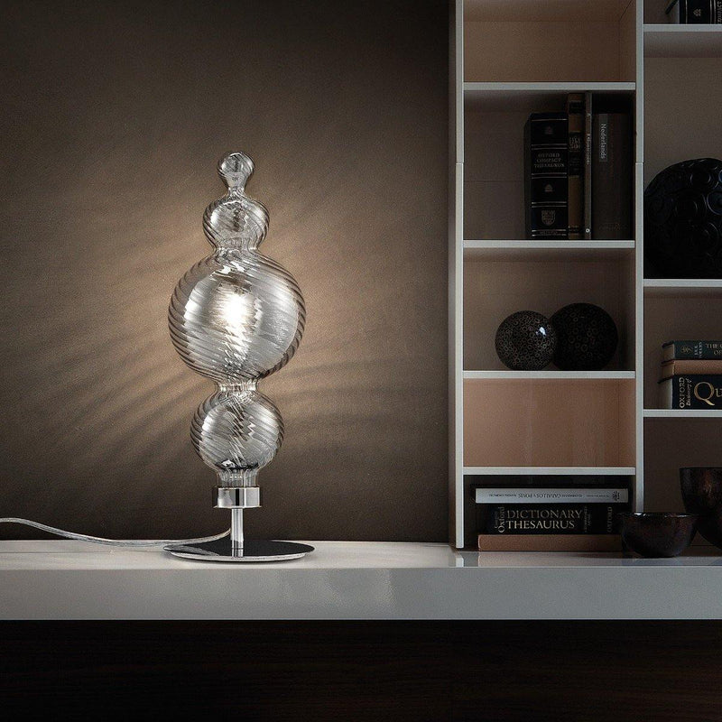 Transparent Crystal San Marco Table Lamp by Evi Style