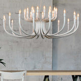 White-Large Snoob Chandelier by Karman
