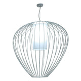 Cell Outdoor Pendant by Karman, Finish: White Glossy, Size: Small,  | Casa Di Luce Lighting