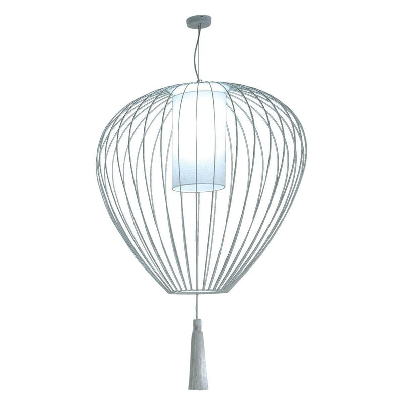 Cell Indoor Pendant by Karman, Finish: White Glossy, Size: Small,  | Casa Di Luce Lighting