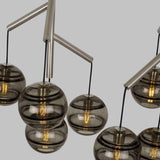 Sedona Multi-Light Triple Chandelier Details by Tech Lighting