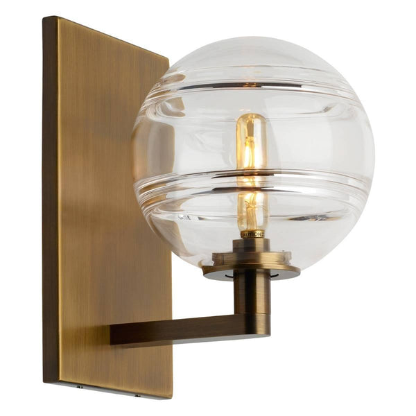 Clear Aged Brass Sedona Wall Sconce by Tech Lighting