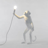 The Standing Monkey White Table Lamp by Seletti