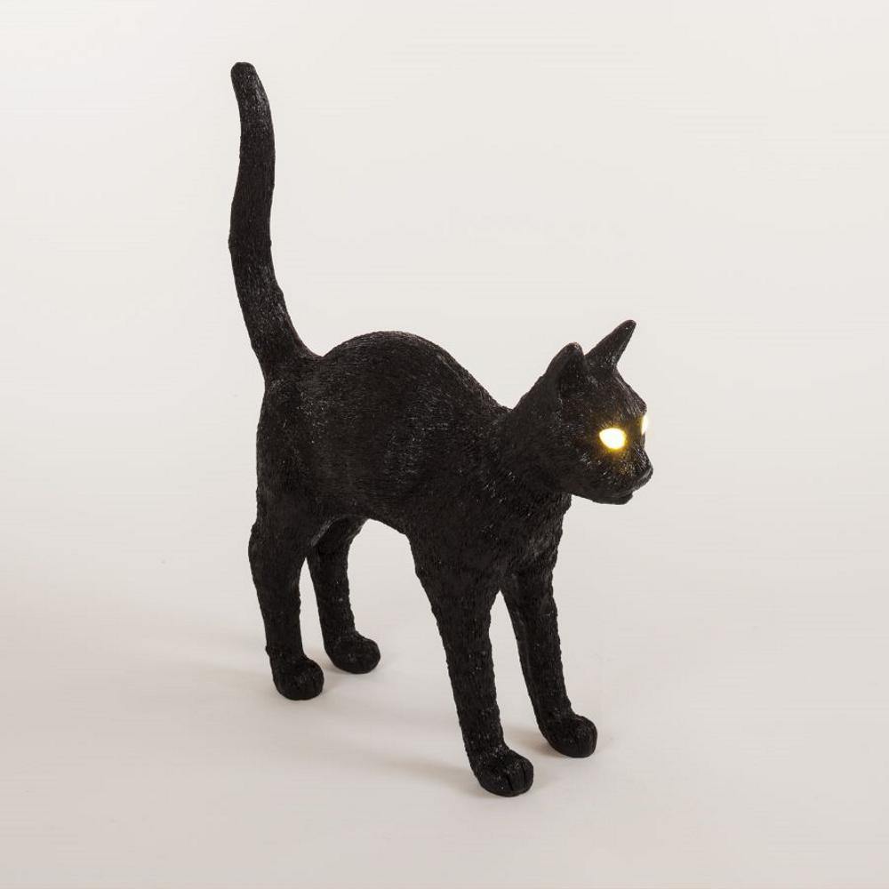 Jobby the Cat Lamp Black by Seletti