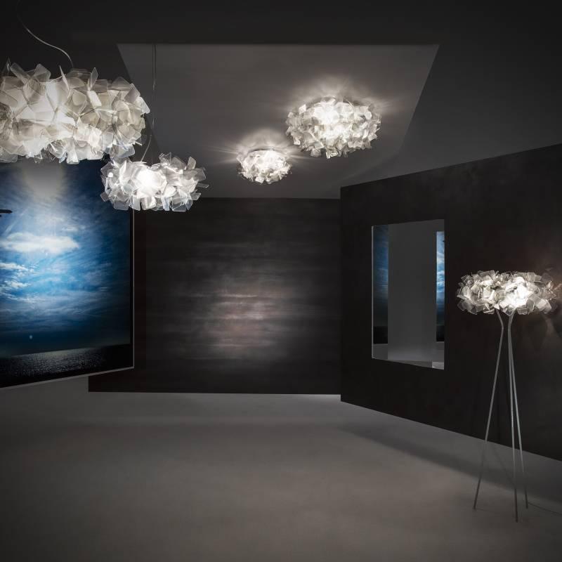 Clizia Floor Lamp by Slamp, Color: White, Black, Purple, Fume-Slamp, ,  | Casa Di Luce Lighting