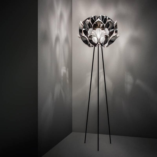 Flora Floor Lamp by Slamp, Color: Copper, Gold, Pewter, Silver, ,  | Casa Di Luce Lighting