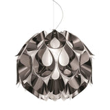Flora Metal Pendant by Slamp, Color: Pewter, Size: Medium,  | Casa Di Luce Lighting