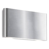 Brushed Nickel Large Slate Outdoor Wall Sconce by Kuzco Lighting
