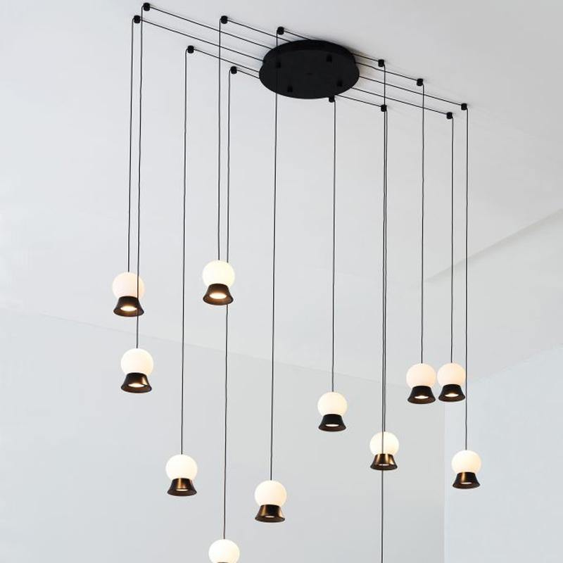 Fuji 12 Pendant Light Suspension by Seed Design, Title: Default Title, ,  | Casa Di Luce Lighting