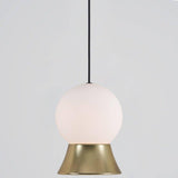 Fuji LED Mini Pendant Light by Seed Design, Finish: Matt Black, Matt Brass, ,  | Casa Di Luce Lighting