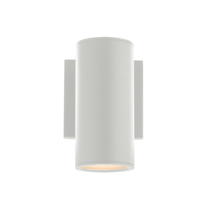 Cylinder Outdoor Wall Light by W.A.C. Lighting, Size: Small, Color: White,  | Casa Di Luce Lighting