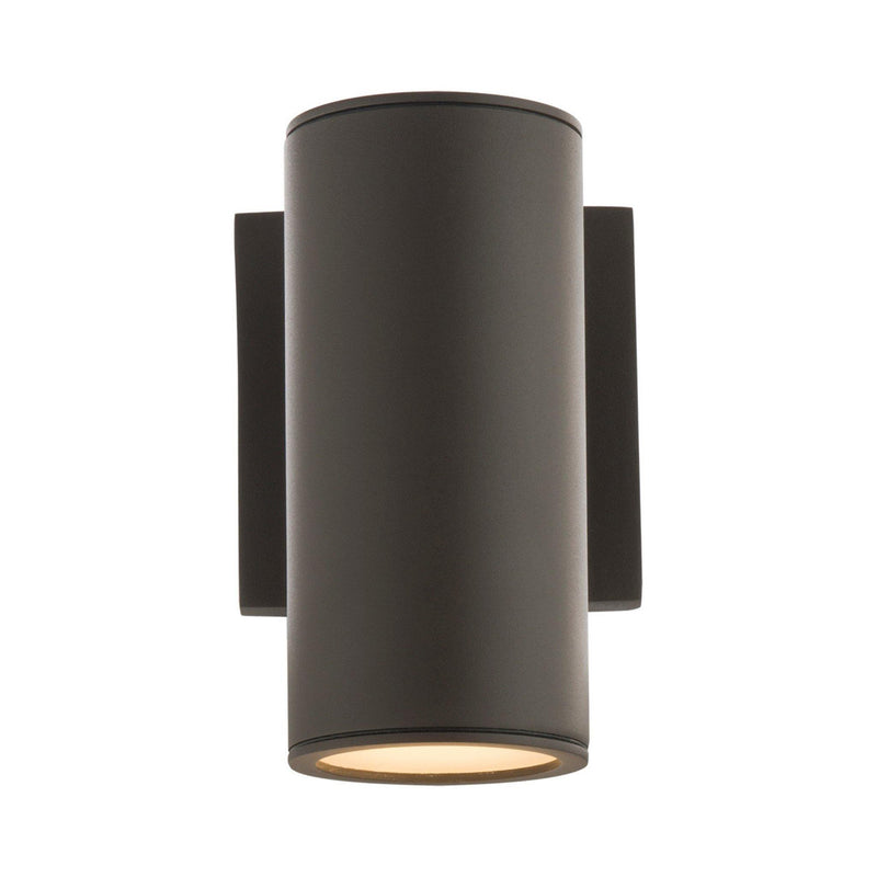 Cylinder Outdoor Wall Light by W.A.C. Lighting, Size: Small, Color: Bronze,  | Casa Di Luce Lighting