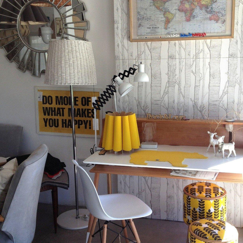 Yellow Small Sofia Table Lamp by Weplight