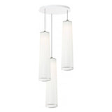 White Solis 3-Light Chandelier by Pablo
