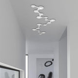Coral 3 Light Surface Wall-Ceiling Light by Sonneman, Finish: Aluminum, White, ,  | Casa Di Luce Lighting