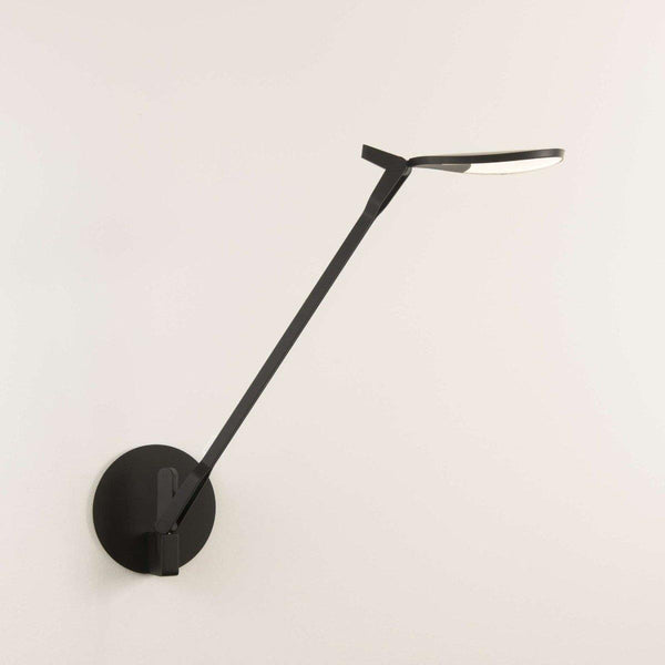 Matte Black Splitty Wall Mounted Lamp by Koncept