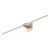 Brushed Nickel Medium Z Bar Wall Sconce by Koncept
